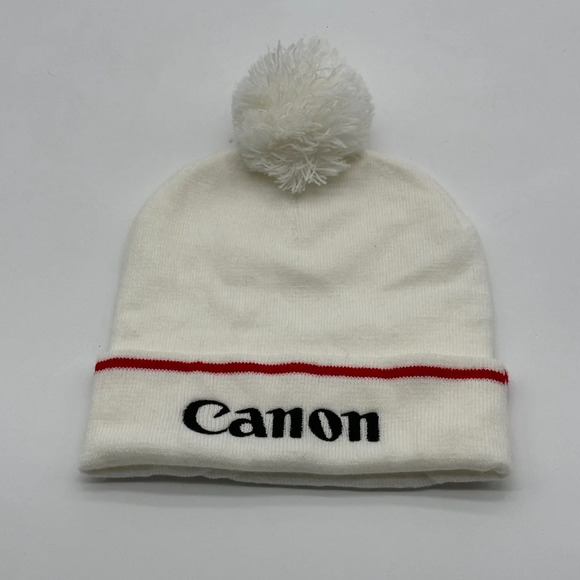 2017 Sundance Film Festival Canon Sponsor White Beanie - Picture 1 of 4